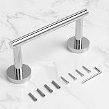 HITSLAM Chrome Wall Mount Double Post Pivoting Toilet Paper Holder SUS304 view 9