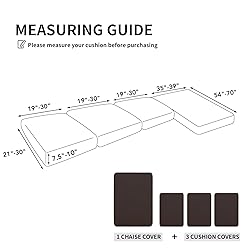 Easy-Going 100% Waterproof 4 Pieces Couch Cushion