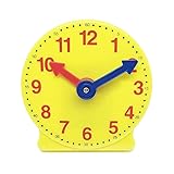 hand2mind Plastic Mini Geared Clock, Learning Clock