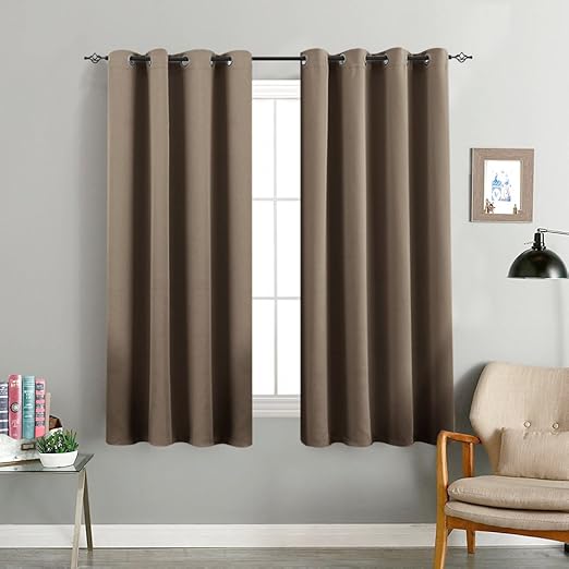 Amazon Com Room Darkening Curtain 63 Inches Long For Living Room