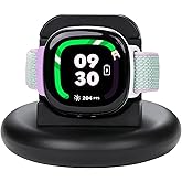 sylacor Charger Compatible with Google Fitbit Ace LTE | Anti-Slip Charging Stand Dock with 4.4Ft USB Cable Cord for Fitbit Ace LTE Smartwatch for Kids