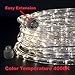Direct-Lighting 24ft Super Bright Heavy Duty Warm White Rope Lights with 288 LEDs - Expandable to 216 Ft.