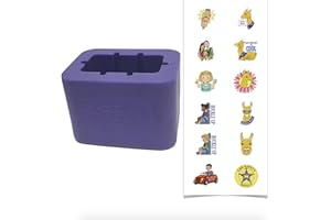 SEAT BELT EXTENDER PROS (1) Car Seat Belt/Booster Seat Receptacle Stabilizer by Buckle Booster with Fun Safety Stickers - BPA-Free