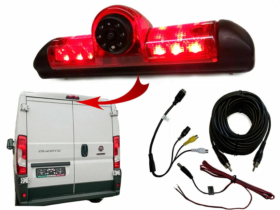 Dolphin Automotive Van Rear Brake Light Reversing Camera For Fiat Ducato 2006 – Onwards