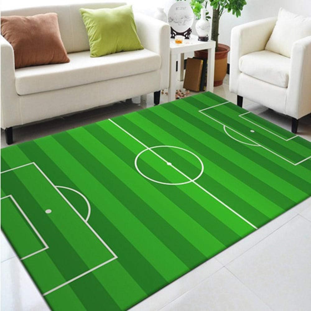 Pgron Alfombrilla de Juego para niños Alfombra de fútbol cancha de