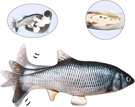 Amazon 猫 おもちゃ お魚 電動魚 Usb充電 可愛い 運動不足 ストレス解消 ネコ遊び ぬいぐるみ 猫のおもちゃ ペット用品 2色 Afindern ネズミ ぬいぐるみ 通販