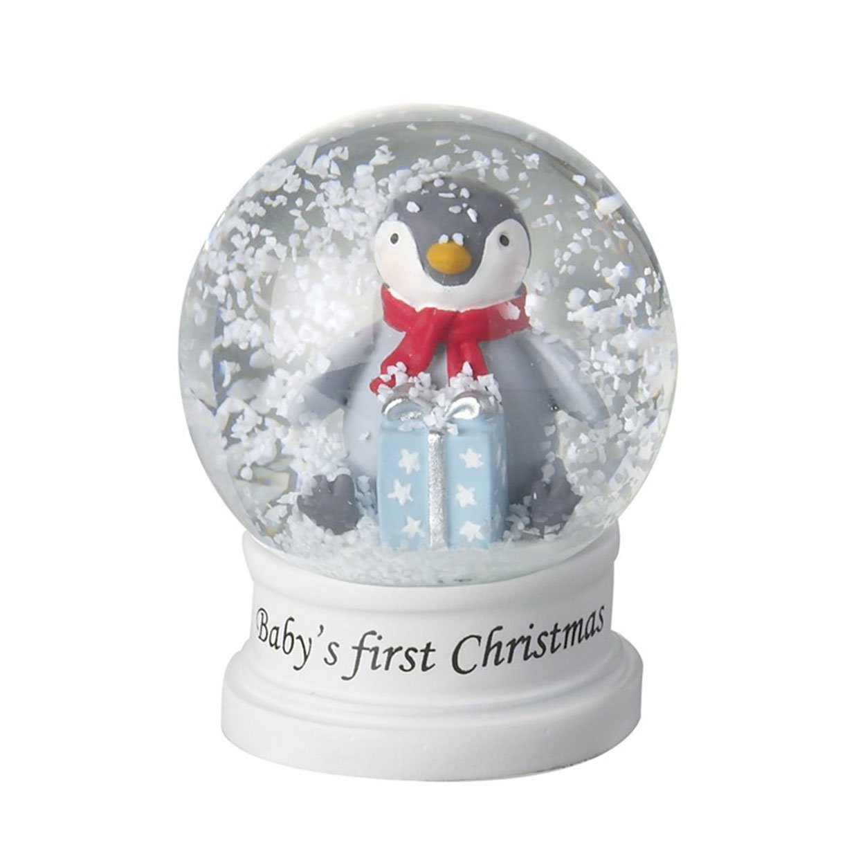 Penguin Snow Globe Baby's First Christmas Decor