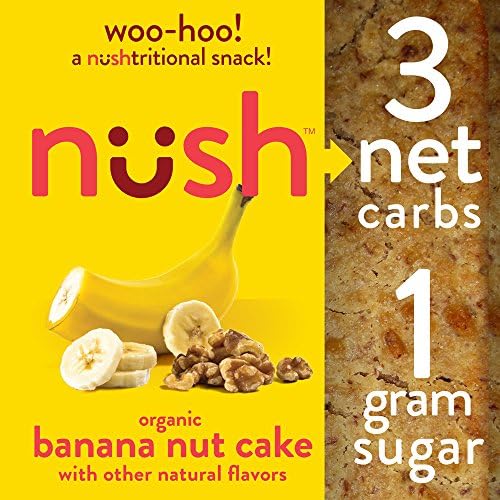 Banana Nut Breakfast Cakes, 12-Pack Box, 3 Net Carbs, Gluten-Free, Organic,