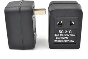 WALFRONT Voltage Adapter, ABS Material Power Step Up Converter, 110V to 220V, for Appliances and Gadgets