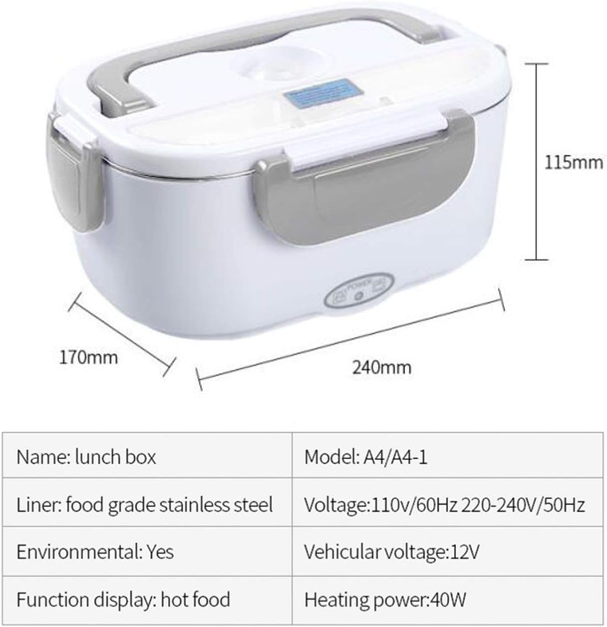 food thermos with car charger