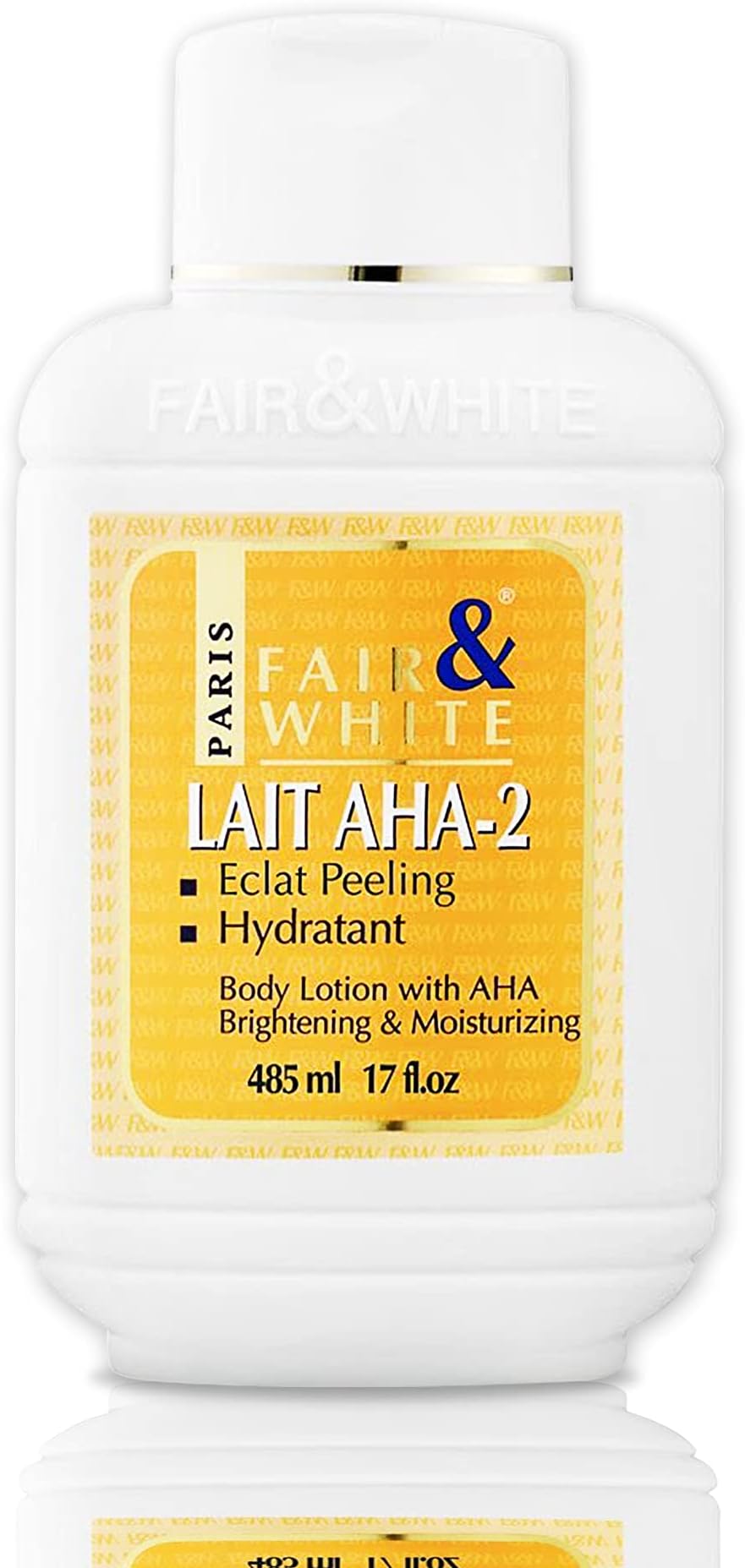 Fair & White Original AHA Body Lotion 17 Fl oz 485ml Skin Brightening Cream