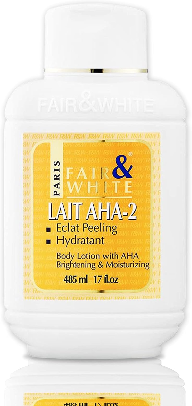 Fair & White Original AHA Body Lotion 17 Fl oz 485ml Skin Brightening Cream