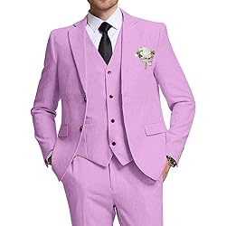 High-End Suits Men Suits Linen Beach Wedding Suits