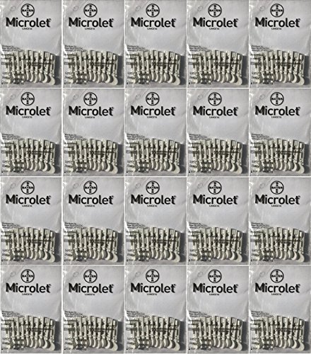 Bayer Contour Bayer Microlet Lancets, 200 Count IN PACKETS NOT IN BOX