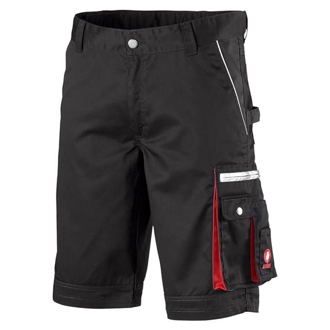 Krähe Kurze Arbeitshose Modern Plus Pro – Hose mit Mehrwert, Sommer geeignet, 9 Taschen, Verstellbarer Bund