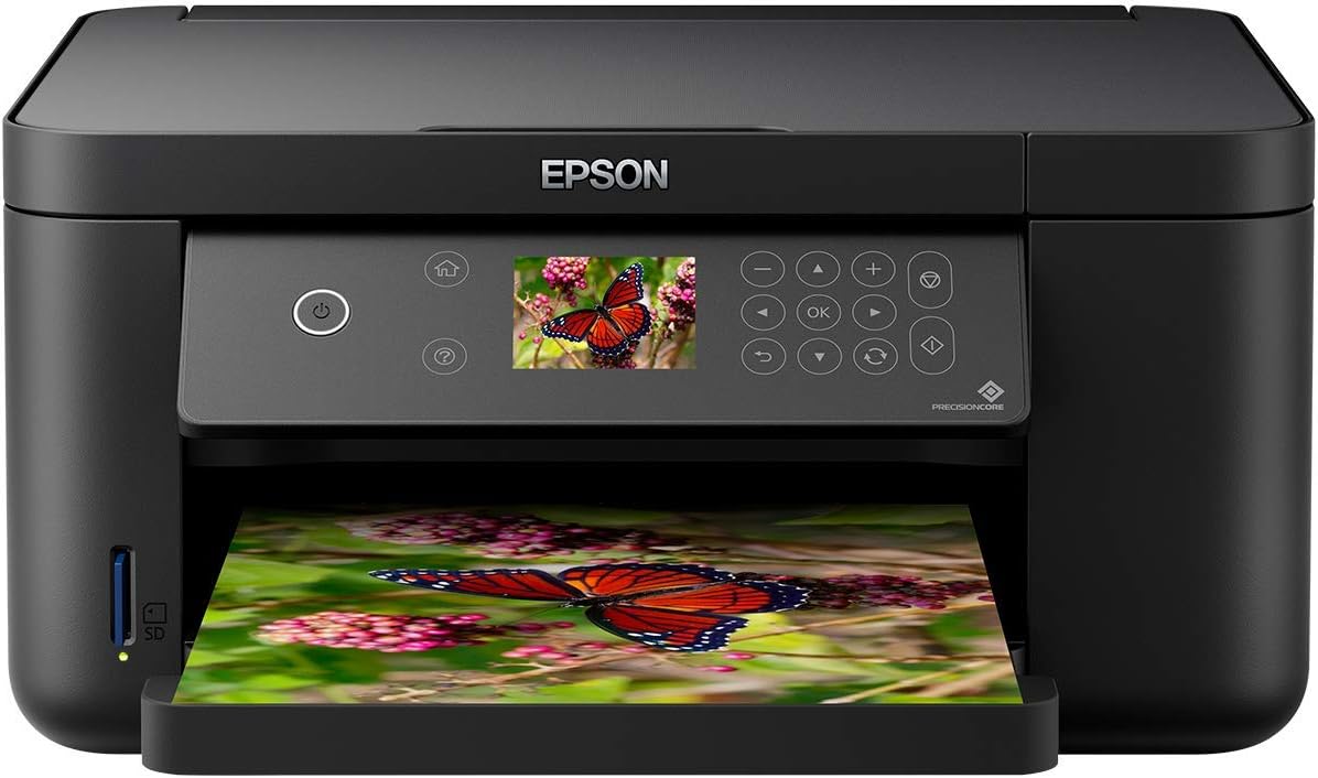 Epson Expression Home XP5100 Print/Scan/Copy WiFi Printer, Black, Amazon Dash Replenishment