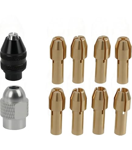 Drill Chuck Collet Set for Dremel Accessories Chuck Collet Kit（1