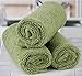 Utopia Towels 12 Pack Premium Wash Cloths Set, 12 by 12 Inches, 100% Cotton Ring Spun, Highly Absorbent and Soft Feel Essential Washcloths for Bathroom, Spa, Gym, and Face, Sage Green