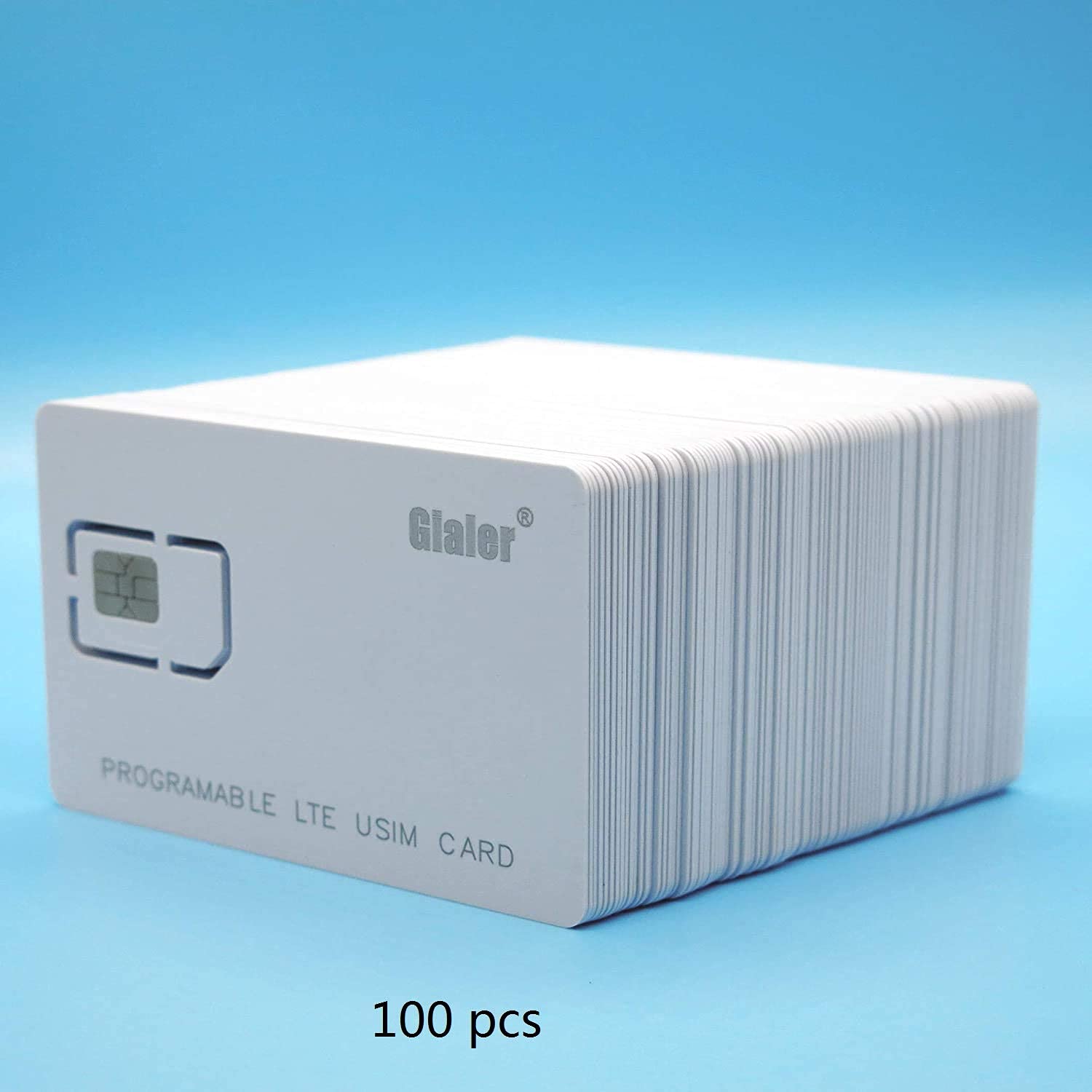 10pcs Writable Programmable SIM Card 4G LTE WCDMA GSM Nano Micro 2FF 3FF 4FF Blank USIM Card for Telecom Operator(10pcs)