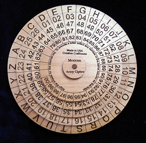 Creative Crafthouse Mexican Army Cipher Disks - Historical, Powerful, Useful Encryption Machine