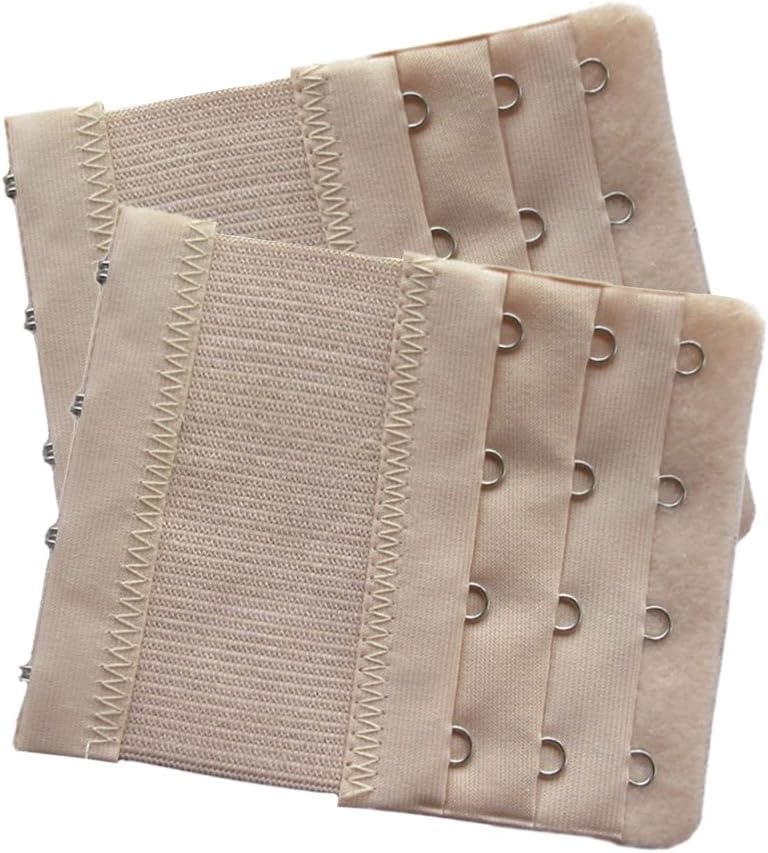 Lalago Women’s Bra Strap Extenders 3x4 Hook,2 Pack