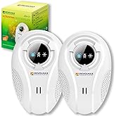 T-27, Ultrasonic Pest Control Repeller - Electronic & Ultrasound, Indoor Plug-in Repellent - Get rid of - Rodents, Mice, Squirrels, Bats, Insects, Bed Bugs, Ants, Fleas, Spiders (2 Pack)