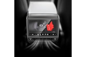 Tlyard 7.2in Rear Seat Display for Tesla Model 3 2017-2023 Model Y 2020-2024LCD Screen AC Control Panel IPS Multimedia Entertainment System (7.2In-Support OTA,WiFi)