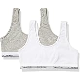 Calvin Klein Kids Girls' Modern Cotton Bralette 2-Pack