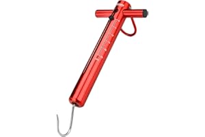 Booms Fishing TS1 Aluminum Tube Fishing Spring & Hook Scale 25LB/11KG