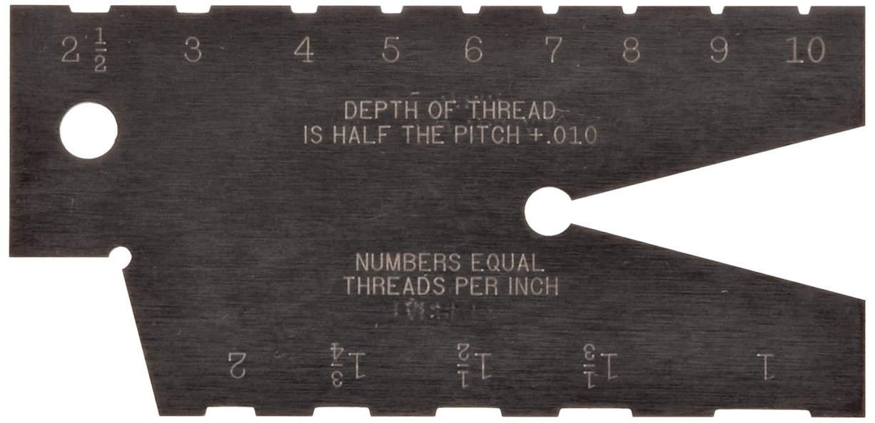 Starrett 284 Acme Standard Screw Thread Gauge, Hardened, 29 Degree Angle