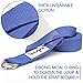 Yes4All Yoga Blocks and Strap Set – Yoga Foam Block 9x6x4 inch (Set of 2) and Yoga Strap with D-Ring – Yoga Blocks and Yoga Stretching Strap (Blue)