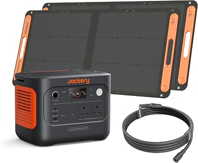 Jackery Explorer 1000V2 Portable Power Station 1070Wh 1500W AC 2x100W Panels