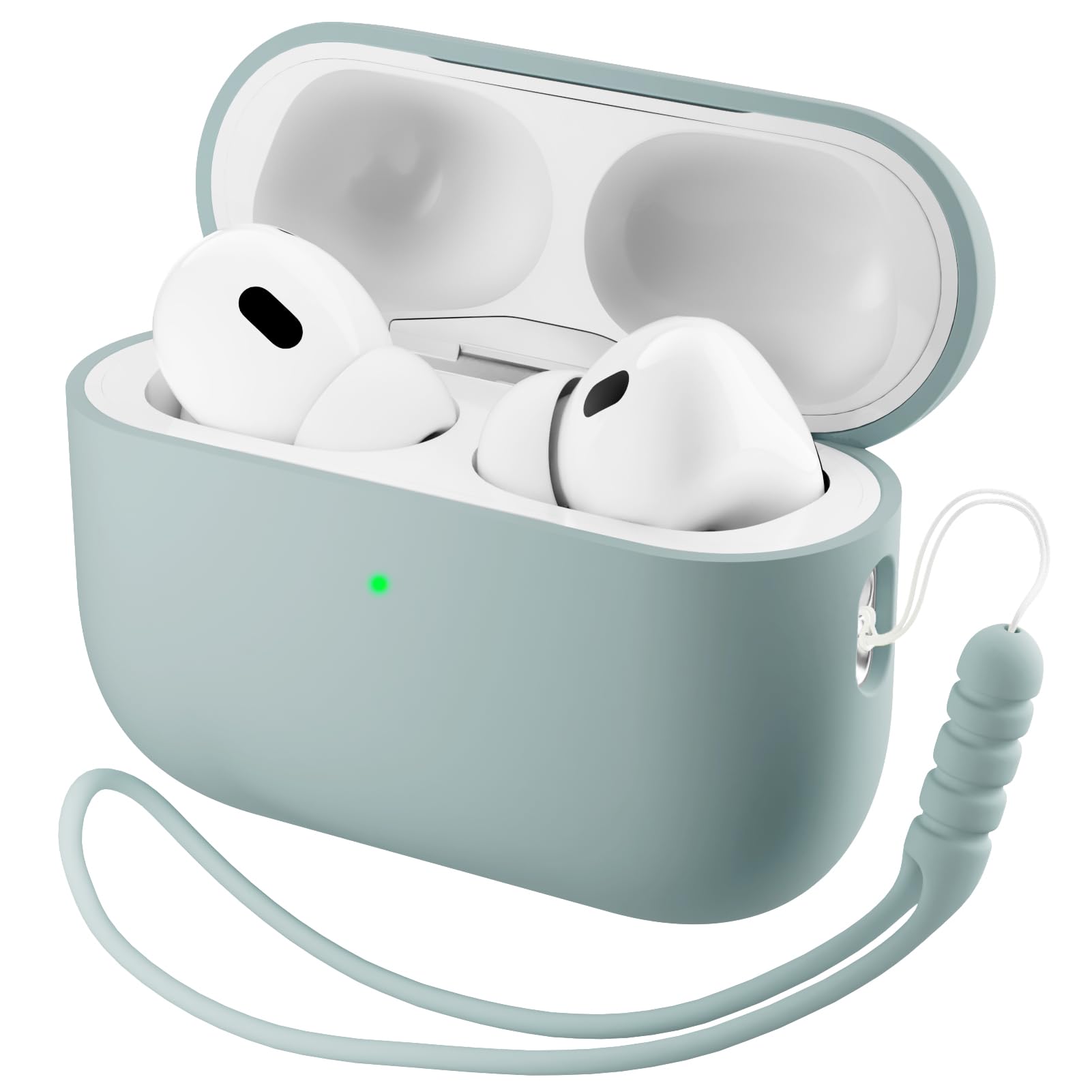 ORNARTO for AirPods Pro 3 Case, Hybrid Silicone, Mint Green