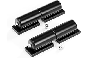 SANKINS 7" Heavy Duty Gate Hinges, Weld on Hinges 900lbs Capacity, Outdoor Trailer Gate Hinge, Barrel Hinges Heavy Duty for Trailer Ramp Outdoor Driveway Gate, 2 Pack