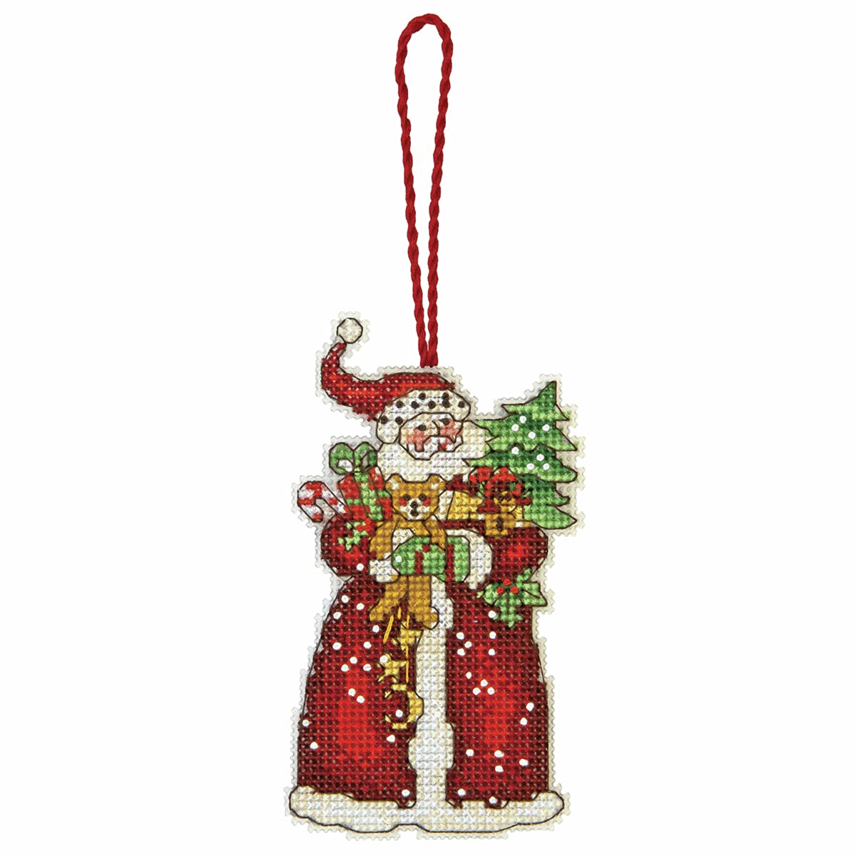 Dimensions "Susan Winget Santa Ornament Counted Cross Stitch Kit, Multi-Colour