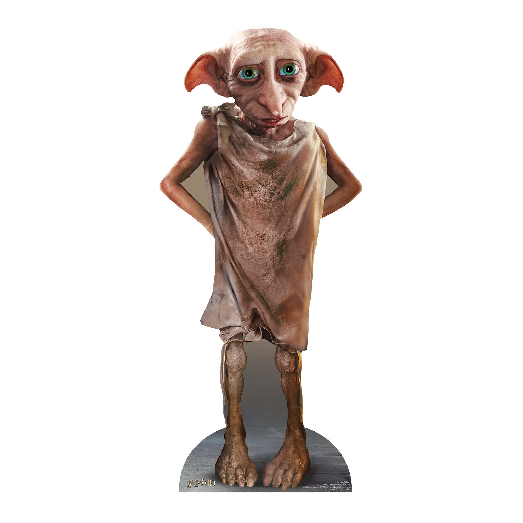Star Cutouts SC1483 Dobby Lifesize Cardboard Cutout – Official Harry Potter Gift for Fans, Parties & Bedroom Décor – Height 98cm
