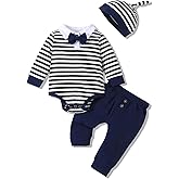 VINUOKER Preemie Newborn Baby Girls Outfits set long Sleeve Cotton Pants Sets Infant Fall Winter Clothes