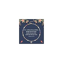 Initial G Cute Beaded Necklaces for Girls Trendy