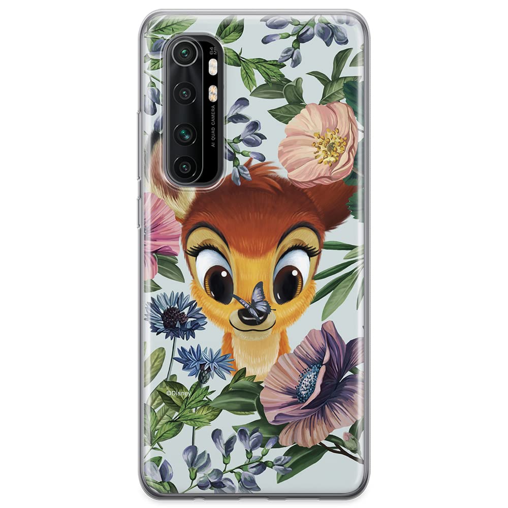 ERT GROUP mobile phone case for Xiaomi MI NOTE 10 Lite original and officially Licensed Disney pattern Bambi 011 optimally adapted to the shape of the mobile phone, case made of TPU