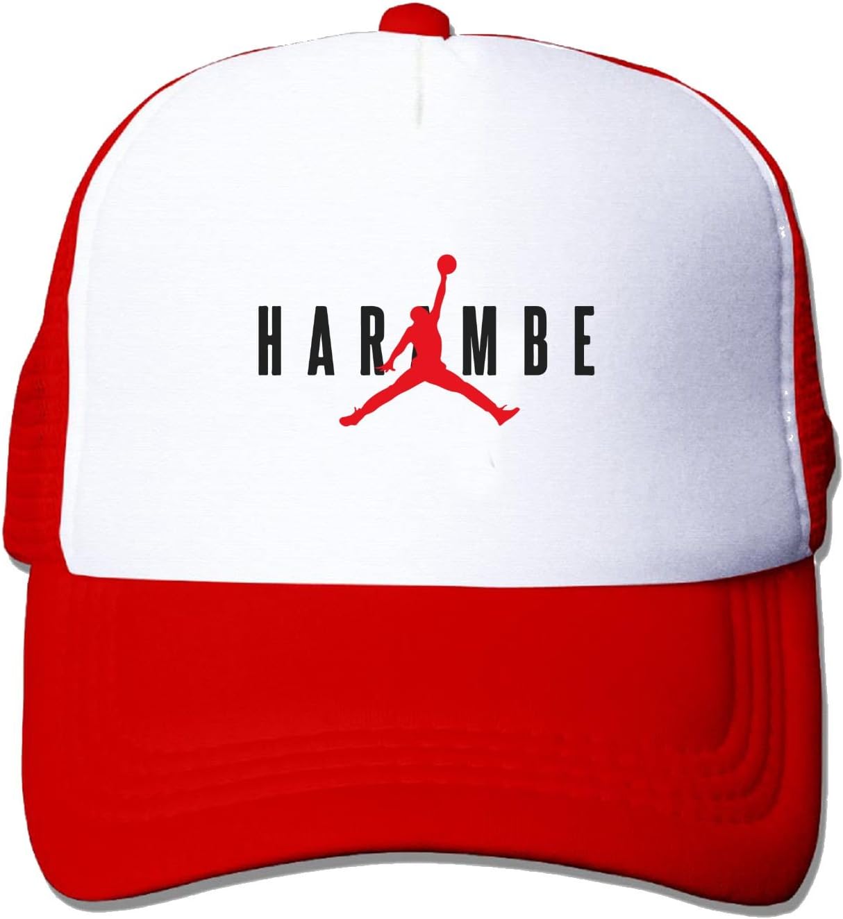 Feruch Harambe X Jordan mesh hats Black Red