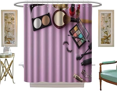 Amazon Vape Time Luvoluxhome シャワーカーテンコレクション サテン生地 浴室 洗濯可能 W36 X L72 シャワーカーテン ホーム キッチン オンライン通販