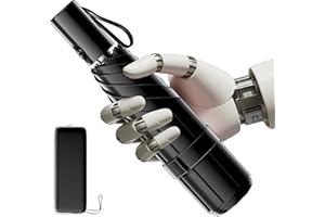 MOORRLII Automatic Mini Travel Windproof Folding Umbrella - UV Protection, Instant Open/Close for Rain/Sun, Small Compact Lightweight Design Fits in Tote Bag/Travel Case/Backpack for Commute, Women & Men