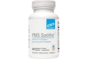 XYMOGEN PMS Soothe Cycle Support Supplement for Women - with Dong Quai, Chaste Tree Extract, Dandelion, Ginger & Licorice Root - Vegan + Gluten Free (60 Capsules)