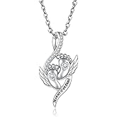 Sterling Silver Miscarriage Necklace for Women - Mommy of an angel Heart Pendant Loss of Pregnancy Memorial Jewelry Mother Losing Sympathy Gifts for Mom