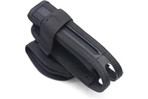 1 PCS Lexziuo 360-Degree Rotating Nylon Baton Holster, Telescopic BatonUniversal Flashlight Case & Duty Belt, Suitable for Po