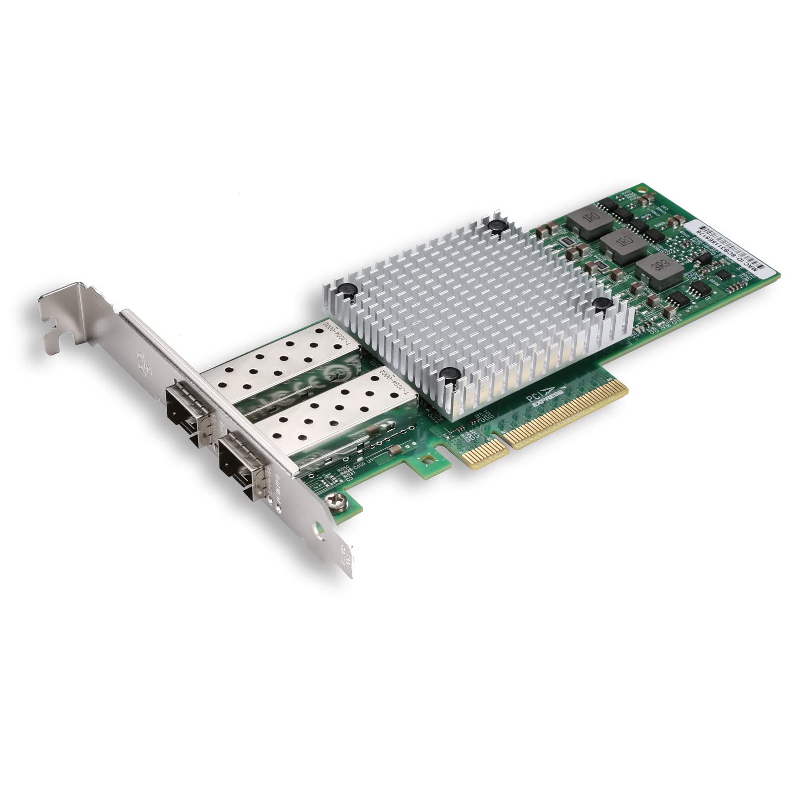 10Gb SFP+ PCI-E Network Card NIC, with Broadcom BCM57810S Chipset, Dual SFP+ Ports, Fits for PCI-E X 8/x16, PCI Express Ethernet LAN Adapter Support Windows Server/Windows/Linux/VMware