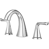 Pfister Willa Bathroom Sink Faucet, 8-Inch Widespread, 2-Handle, 3-Hole, NSF Certified, Polished Chrome Finish, LF049MALCC