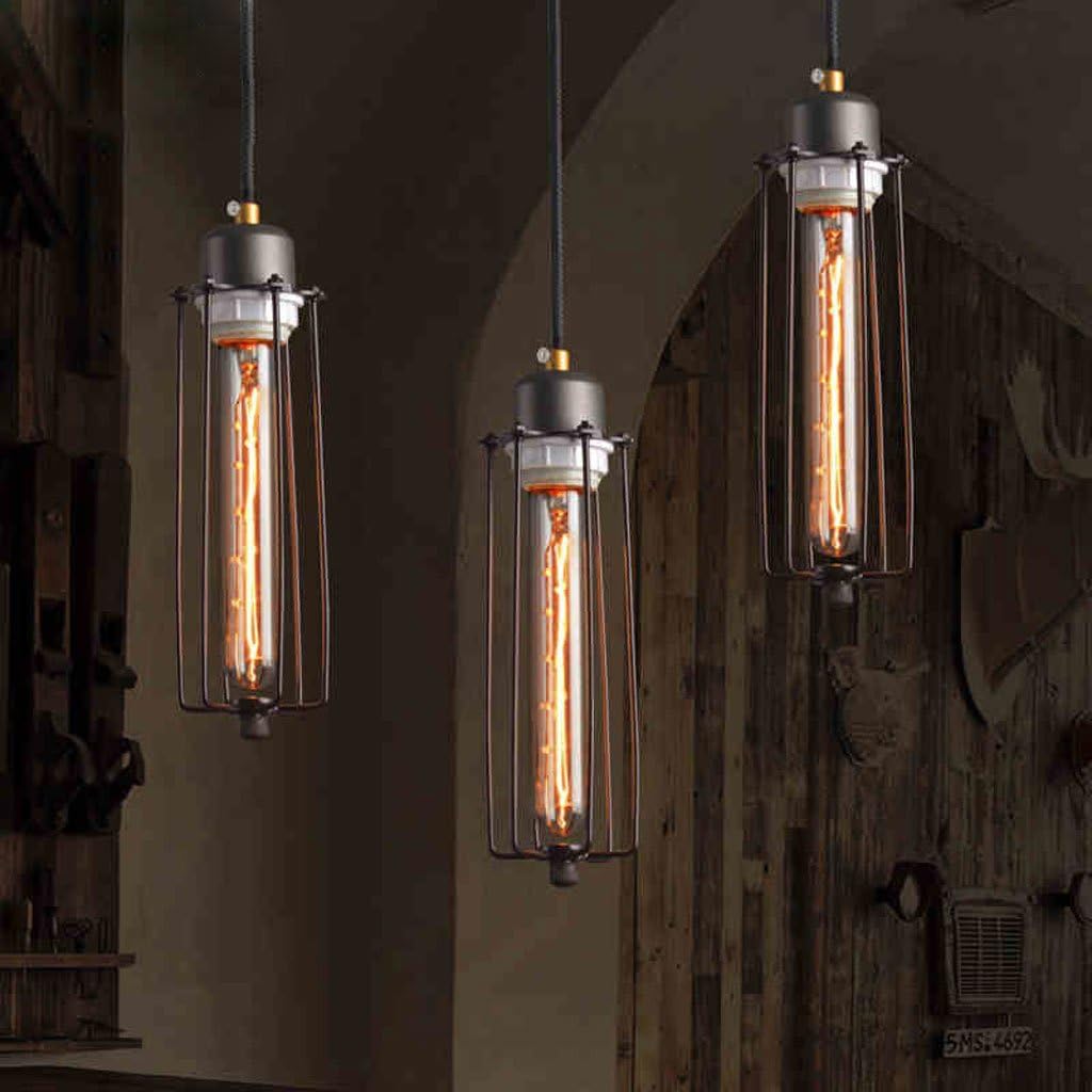 RH Loft Nordic American style retro industrial warehouse Alcatraz iron chandelier