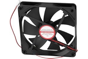 Micro Traders 12V 0.45A 2pin Ball Bearing Power Supply Fan 140x25mm EC14025M12CA for Home Theater Amplifiers Server Racks