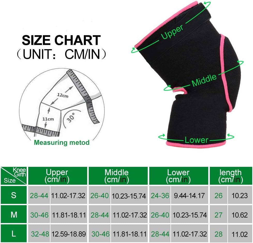 Greneric Protective Knee Pads for Dancers Soft Knee Thick Sponge Anti-Slip Collision Avoidance Knee Sleeve for Volleyball Women Girls Boys : Sports & Outdoors